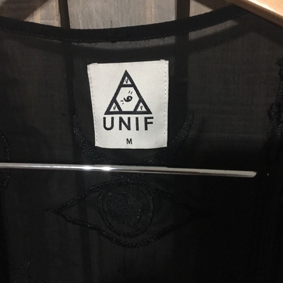 sold out/ UNIF Wiccan kimono fringe sheer cardigan - Picture 6 of 8